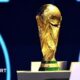 The World Cup trophy