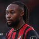 Close up of Bournemouth winger Antoine Semenyo