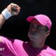 Arthur Fery celebrates his first-round win at the 2026 Australian Open