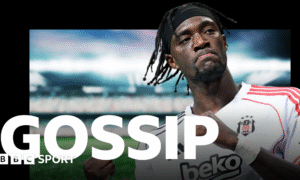 Tammy Abraham on a BBC Sport gossip template