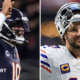 Sam Darnold of the Seattle Seahawks and 49ers counterpart Brock Purdy