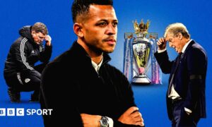 Chelsea manager Liam Rosenior, plus Roy Hodgson and Eddie Howe