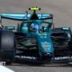 Fernando Alonso driving the 2026 Aston Martin during testing in Bahrain