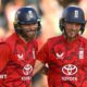 Phil Salt and Jos Buttler embrace