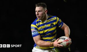 George Williams in action for Warrington
