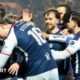 Falkirk players celebrating