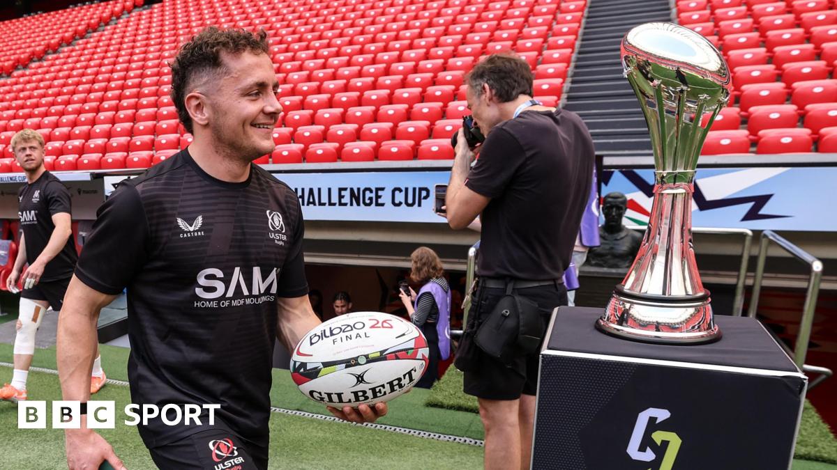 Michael Lowry and the Challenge Cup trophy