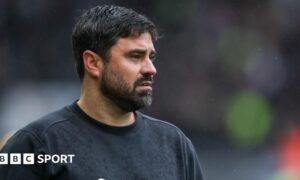 Vitor Matos on the touchline