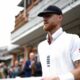 Captain Ben Stokes leads out the England team at Lord's