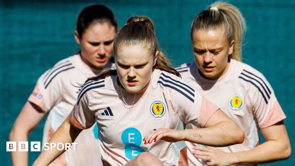 Scotland players training