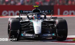 Mercedes' Kimi Antonelli during qualifying for the British Grand Prix