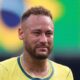 An emotional Neymar after Brazil's defeat by Norway