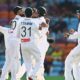 Bangladesh celebrate the wicket of Steve Smith