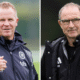 Hearts head coach Wouter Vrancken and Celtic manager Martin O'Neill