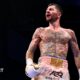 Mark Chamberlain celebrates after beating Pierce O'Leary in Dublin