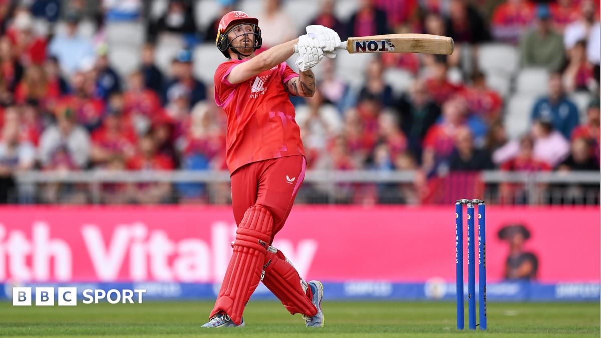Phil Salt batting for Welsh Fire