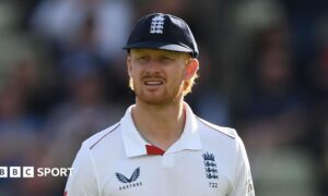 Joe Root makes a half-century for England at Edgbaston