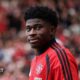Manchester United midfielder Carlos Baleba